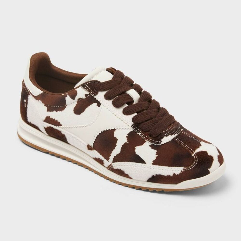 Women’S Skyler Sneakers With Memory Foam Insole – Dark Brown 7.5